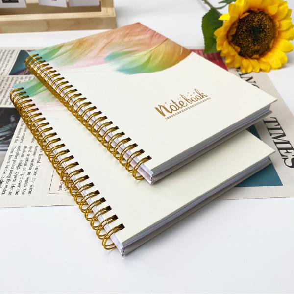 Academic Usage Scenario Spiral Hardcover Notebook with High Durability Cover