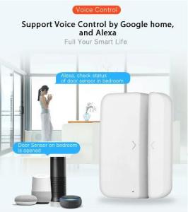 Quality Cxfhgy Smart WiFi Door Window Sensor Magnetic Detector Door Open / Closed Detectors APP Control Work With Amazon Alexa for sale