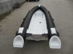 China 16 Feet fiberglass rigid hull rib inflatable boat tube rib480A in PVC on sale