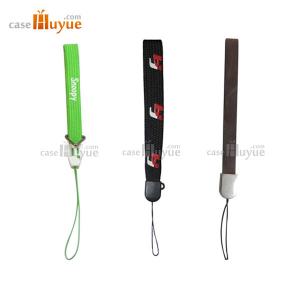 China Mobile Phone Strap 10mm Polyester Mobile Strap with silk screen printing on sale