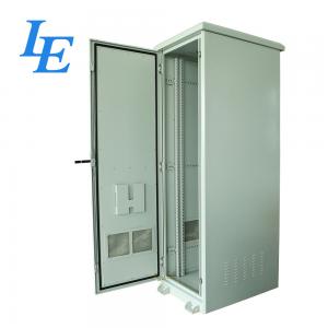 Quality Outdoor Server Rack Cabinet Floor Standing Network Rack 22U - 42U Steel Rear Door for sale