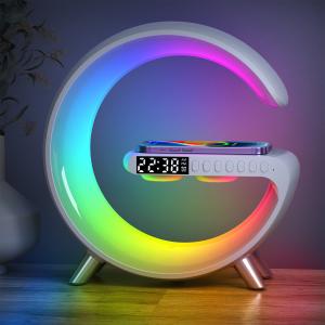 Quality Compatible Wireless Bluetooth Speaker Qi Charger CE Certified  With Night Lamp for sale