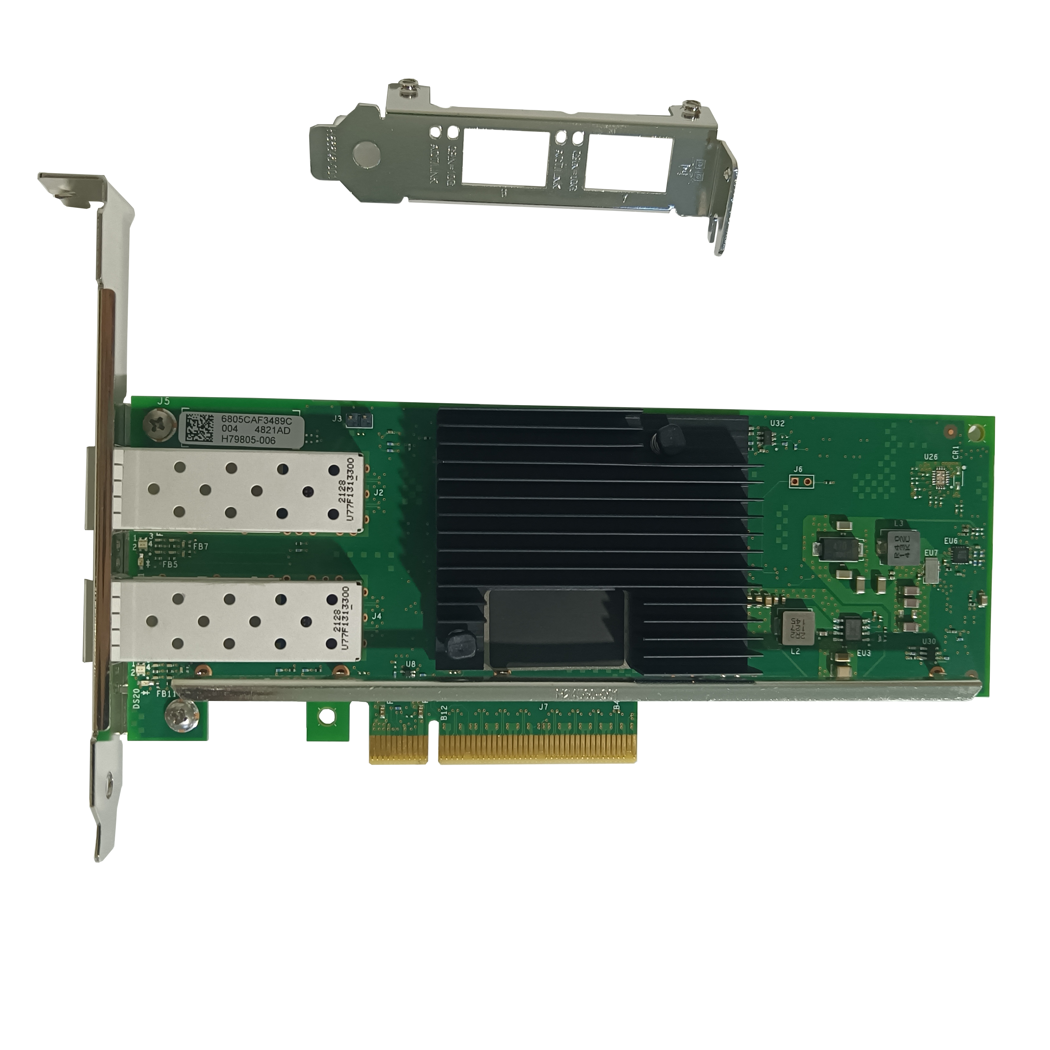 China Intel X710-DA2 Network Card With 10Gbps Data Rate Dual Port SFP+ PCIe Gen3X8 Ethernet Adapter on sale