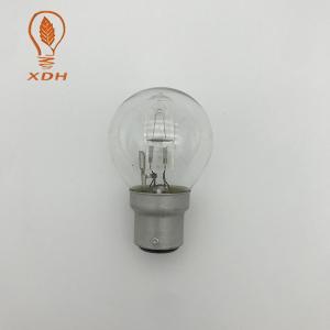 Quality B22 220V 240 Volt Halogen Light Bulbs , 2700K 18W 28w SES Halogen Candle Bulb for sale