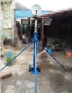 Quality portable light tower out door telescopic light mast 6 meter crank up mast lighting pole portable light tower 20ft 30 ft for sale