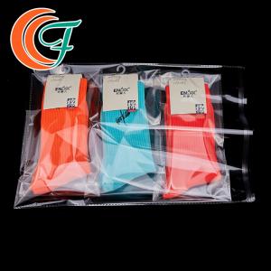 China Waterproof OPP Resealable Plastic Bags Customize Sport Socks Self Sealing Bag on sale