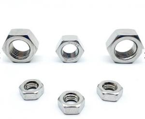 China M3-M72 Carbon Steel Hex Nut Din 934 Zinc Plated  4.8 8.8 Grade Silver on sale
