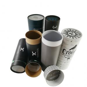 Quality EVA Insert Custom Printed Paper Tubes For Clothes / Cylinder Cardboard Box for sale