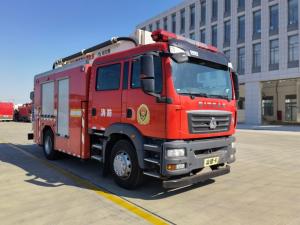 Quality DG20 Fire Engine Truck Aerial Ladder Platform Water 2500L Foam 550L ISO9001 for sale