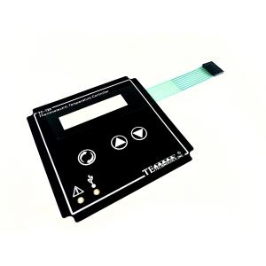 Buy cheap 7 Way 0.1Pitch Single Row Crimp Housing Membrane Keypad With LED For Temperature from wholesalers