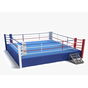 Quality Steel Post Boxing Exercise Equipment Raise Boxing Ring Complete Set Installs for sale