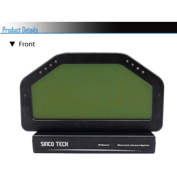 ABS Material Race Car Dashboard Digital LCD Display DO904 6.5 Inch Full Sensor Kit
