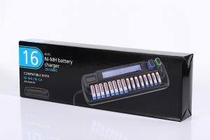 Quality High Precision 16 Slots NIMH Battery Charger Plastic Shell RoHS And CE Standard for sale