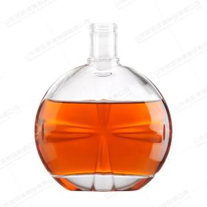 Buy cheap Vodka Hot Stamping Customized 700ml Xo Transparent Glass Wine Bottle with from wholesalers
