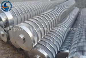 Quality Ss Internal Axial Wire 316L ID85mm Wedge Wire Screen Pipe for sale