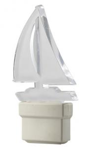 Sailing Boat Safe Night Light Soft Warm Glow Eye Protection Lightweight 82x56x80mm