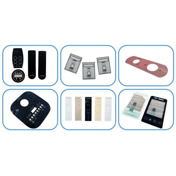 Custom Acrylic and PC Control Panels with High-Precision Printing for Durable & Functional Kitchen and Bathroom Appliances