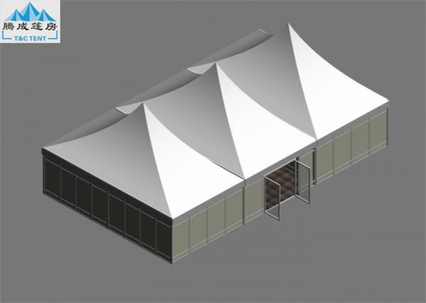 Buy Aluminum Alloy Resort Pagoda Canopy Tent For Outdoor Event With ABS Wall at wholesale prices