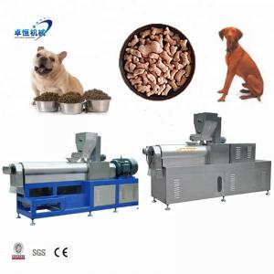 China Pet Food Manufacturing Production Line Industrial Automatic Wet Dry Fish Feed Machine on sale