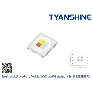 Buy cheap Ceramic SMD3535 LED RGBW 2Watt 200mA 4in1 RGBWW LM-80 SMD LEDs from wholesalers