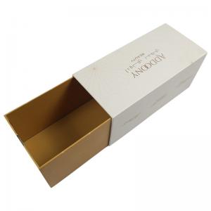Quality Luxury Custom Cardboard Slide Drawer Cosmetic Packaging Paper Box for sale