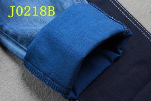 China 9OZ Denim Fabric With Tencel Cotton Polyester Spandex Blue Backside Desizing 3/1 Right Hand Twill on sale