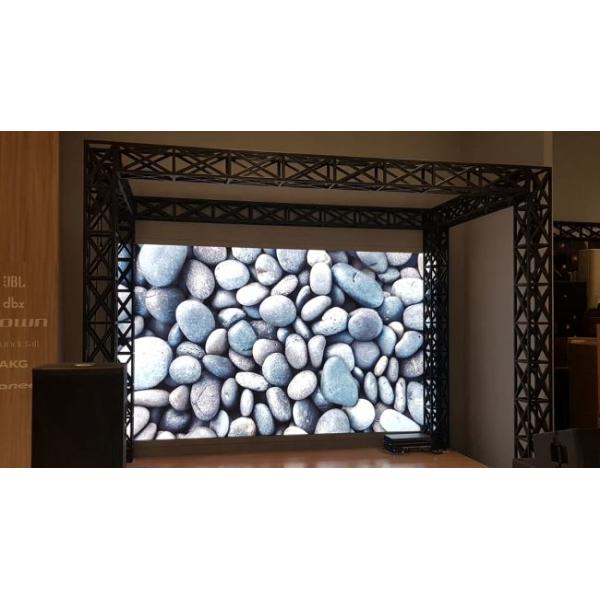 1000x250mm Indoor Fixed LED Display , P2.6 Wall Mounted LED Screen