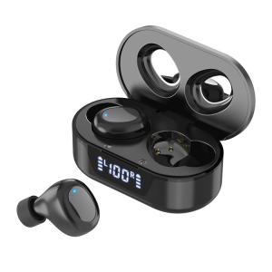 Buy cheap 10-15m Mobile Gaming Wireless Earphones With Stereo Colorful LED Display BQB from wholesalers
