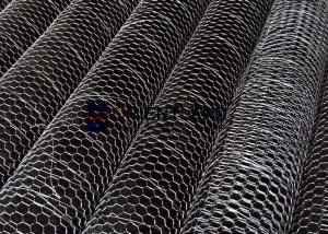 Quality Vinyl Coated Poultry Hex Netting / Flexible Poultry Mesh Netting Sample Available for sale