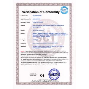 Kronz (guangzhou) Electronics Co., Ltd. Certifications