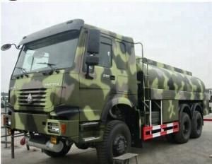 Quality 6x6 All Wheel Drive Fuel Oil Delivery Truck , Propane Tank Truck 20cbm Capacity for sale