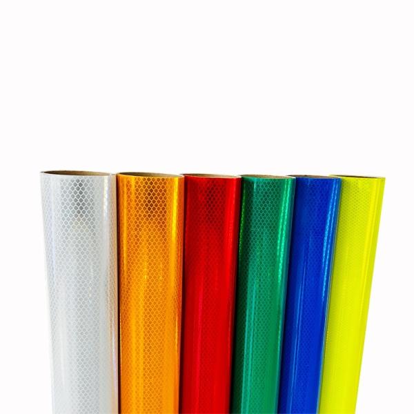 Fluorescent Neon Yellow Green Diamond Grade Retroreflective Sheeting Material