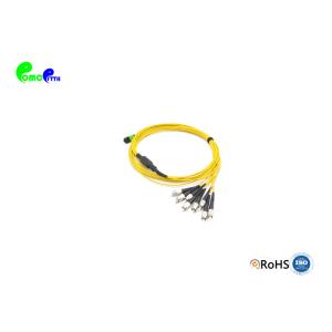Buy cheap 8Cores LL MPO female- FC Straight harness cable Fanout 2.0mm LSZH Yellow Type A from wholesalers