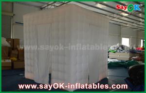 Quality Inflatable Photobooth Oxford Cloth Led Remote Control Lighting Inflatable Open  Air Photo Booth Cabinet for sale