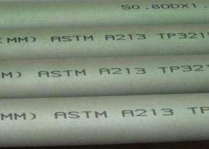 Quality Seamless / Welded Stainless Steel Tubing ASTM A312 TP321 For Aerospace Industry for sale