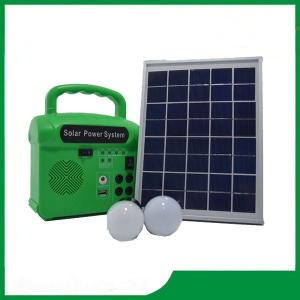 China Mini solar energy lighting kits, solar power portable electricity generator 6V / 7AH 10w for home lighting on sale