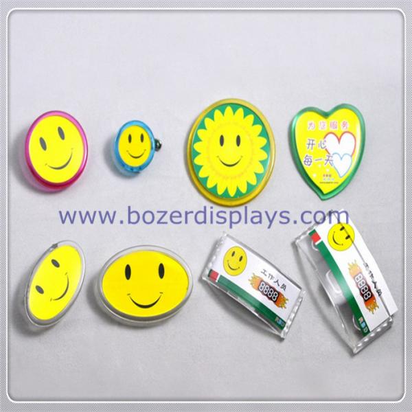 Buy Custom Design ID Badge Holder With Clip For Work Permit at wholesale prices