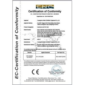 Guangzhou Meile Exhibition Equipment Co.,Ltd Certifications