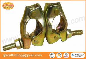 Quality British pressed Q235 swivel coupler rotation clamp with 48.3mm size for pipe and coupler scaffolding system for sale