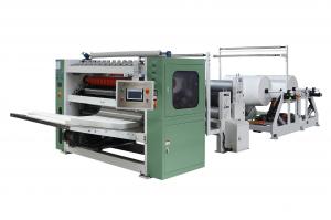 Quality 1.5m Diameter Tissue Paper Production Line V Fold Facial Tissue Cleaing Paper Machine for sale