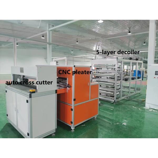 1550mm HVAC Filter Making Machine Automatic Cross Cutting Machine