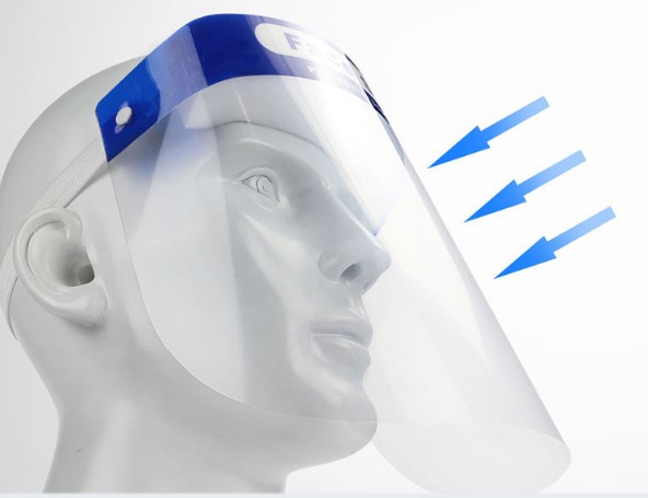 Disposable Pet Protective Face Shield Scratch Resistance Anti Foam Splash