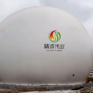 China Stainless Steel Biogas Gas Holder With Gas Level Gauge And Gas Pressure Gauge on sale