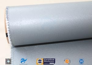 Quality Electrical Insulation Silicone Fiberglass Fabric / Glass Fibre Cloth Fire Resistant for sale