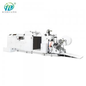 China Brown Craft Paper Packaging Bag Making Machine Disposal Paper Carry Bags Pouch Machine on sale