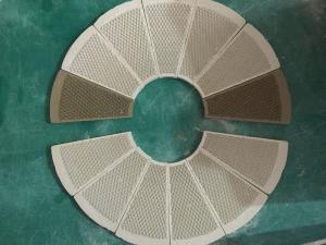 Quality Customized Ceramic Heater Plate For Gas Stove Fan Shape Eco - Friendly for sale
