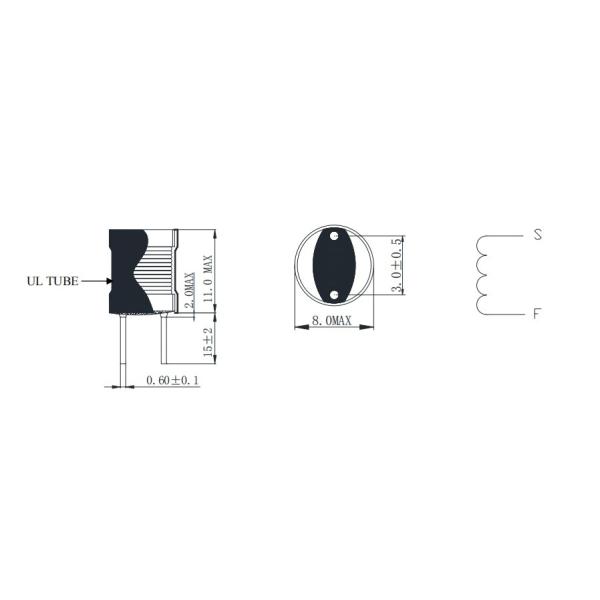 VLU0608-472K 6x8 FH Passive Electronic Components 4.7mH 10% 14.5Ω
