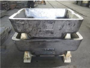 Quality Heavy Steel Dross Pan Slug Pan For Metallurgy Non Ferrous Metal Industry for sale