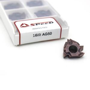 China CNC Tungsten Carbide Threading Inserts 22IR/ER AG55/60 For Stainless Steel on sale