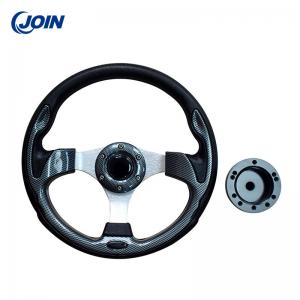 China Sightseeing Golf Cart Steering Wheel Control Adapter PVC 12Inch on sale